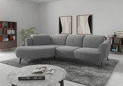 XXXLutz ROHOVÁ SEDAČKA, textil, sivá Sit & More - Sedačky - 000144018553