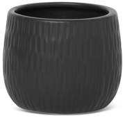 KERAMICKÝ KVETINÁČ (FI) 12X10 CM ČIERNA