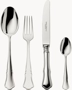 Ručne vyrobená súprava vysokoleštených príborov Alt-Chippendale, rôzne veľkosti