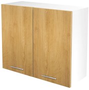 Horná skrinka Vento G-80/72, biela / dub medový