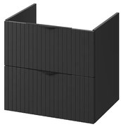 Cersanit Tirso, závesná skrinka pod umývadlo 594x447x572 mm, čierna matná, S1017-010