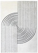 Kusový koberec Mode 8587 geometric cream/black, 80x150, béžová, chodba / predsieň, Dywany Łuszczów