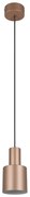 Hnedé závesné svietidlo s kovovým tienidlom ø 12 cm Agudo – Trio