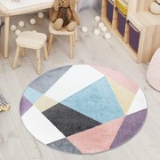 Dekorstudio Moderný okrúhly koberec YOUNG - vzor 915 Priemer koberca: 120cm