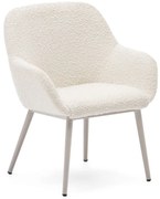 Biela detská stolička Konna – Kave Home