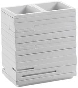 Gedy Gedy, QUADROTTO držiak kefiek na postavenie, biela, QU9802