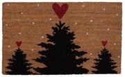 Kokosová rohožka s motívom stromčeka - 75*45*1 cm