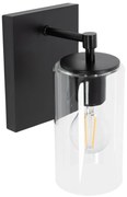 Toolight Toolight, nástenné svietidlo 1xE27 APP1222-1W, čierna matná, OSW-40030