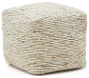 Béžový vlnený taburet Selise – Kave Home