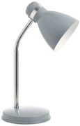 ACA DECOR Retro stolná lampa Maui, šedá farba