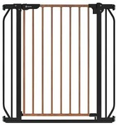 Lionelo - Bezpečnostná zábrana TRUUS SLIM čierna/hnedá