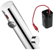 Deante BQR_P29R - bezdotyková umývadlová batéria SENSE 4xAA, leštená oceľ