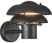 Nordlux - Vonkajšie nástenné svietidlo KURNOS 1xE14/12W/230V IP54 čierna