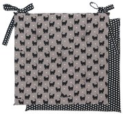 Podsedák s výplní šedý Cat Lovers