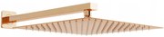 Mexen dažďová sprcha slim 30 x 30 cm s sprchovým ramenom, zlatoružová - 79130112-60