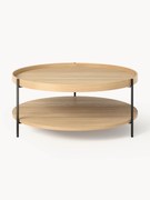 Okrúhly drevený konferenčný stolík Renee