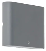 Nástenná lampa antracit 11,5 cm vrátane LED IP65 - Batt