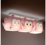 Dalber 64483 - Detské stropné svietidlo LITTLE FRIENDS 3xE27/15W/230V