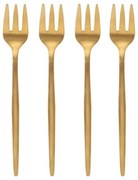 Súprava dezertných vidličiek NOIA zlatá 4 ks 890708