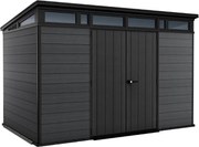 Záhradný domček Keter Cortina 2.0 11x7 grafitový, s podlahou