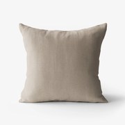 Goldea obliečka na vankúš z ľanovej zmesi - kávová 30 x 50 cm