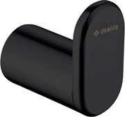 Deante Round, kúpeľňový 1-háčik, čierna matná, ADR_N111