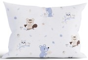 Bavlnená obliečka na vankúš Renforcé 50 × 70 cm - Lesní priatelia