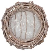 Šedý kvetináč veniec z hroznových vetiev Grape Branch - Ø 30 cm