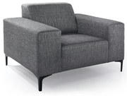 Tmavosivé kreslo Diva - Scandic