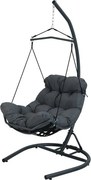 Závesné kreslo ZEPHYR antracitové FAT0449