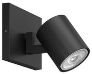 Philips - Bodové svietidlo RUNNER 1xGU10/20W/230V čierna P5371