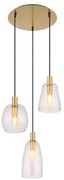 Globo 15789-3HM - Luster na lanku GARRI 3xE14/40W/230V pr. 43 cm mosadz