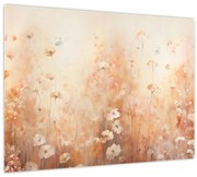 Obraz - Vzor divokých kvetov (70x50 cm)