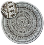 Koberec kruh SIZAL FLAT 48695/768