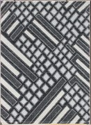 Berfin Dywany, Kusový koberec Aspect 1812 Dark Grey, 140x190, šedá, chodba / predsieň