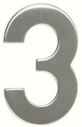 Nerezové číslo 3 2D ploché RN.95L.3.N