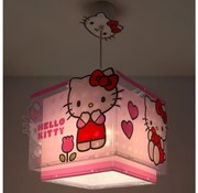 Dalber 73262 - Detský luster HELLO KITTY 1xE27/15W/230V ružový