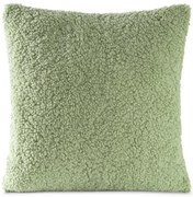 CHLPATÁ DEKORAČNÁ OBLIEČKA NA VANKÚŠ BUKLA03 45X45 CM MÄTOVÁ