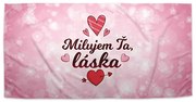 Sablio Uterák Milujem ťa, láska - 30x50 cm