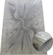 BE Koberec Esprit 3607 GREY – sivý obdĺžnikový Rozmer: 140x190 cm
