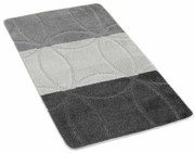 Kvalitex Kúpeľňová predložka Geometria sivá, 60 x 100 cm