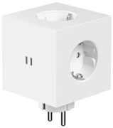 AVOLT Modulárny rozbočovač Square 2 / USB-C Opal White