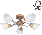 Spot-Light 8141574 - Prisadený luster VILETTA 5xE27/40W/230V