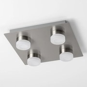 LED Stropné svietidlo 4xLED/4W/230V matný chróm