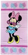 Plážová osuška Disney - Minnie Mouse - 100% bavlna, froté s gramážou 320 g/m² - 70 x 140 cm