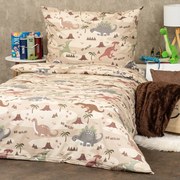 4Home Detské bavlnené obliečky Dino world, 140 x 200 cm, 70 x 90 cm, 140 x 200 cm, 70 x 90 cm