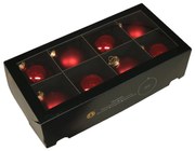 PROXIMA.store - Vianočné gule - ČERVENÉ 8ks