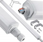 Hermetické LED svietidlo 46W 6500K 5600lm 150cm Phillips povrchová montáž do garáže