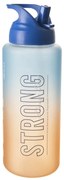 Oranžovo-modrá tritánová fľaša 1 l Moly – Orion