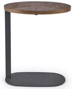 Konferenčný stolík Delphi orech/čierna 48